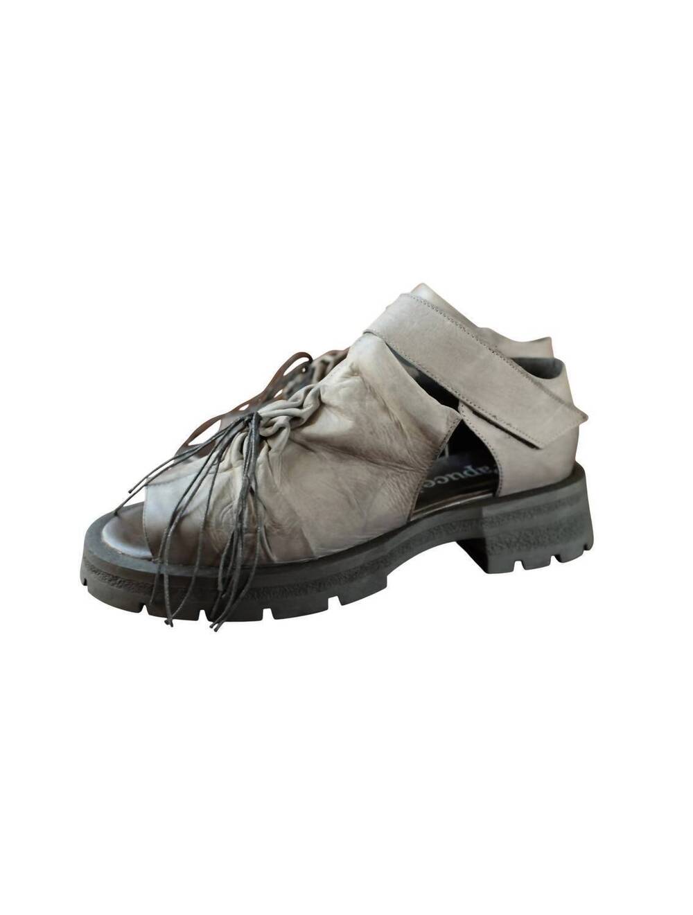 NEW PAPUCEI women's riot sandal in grey